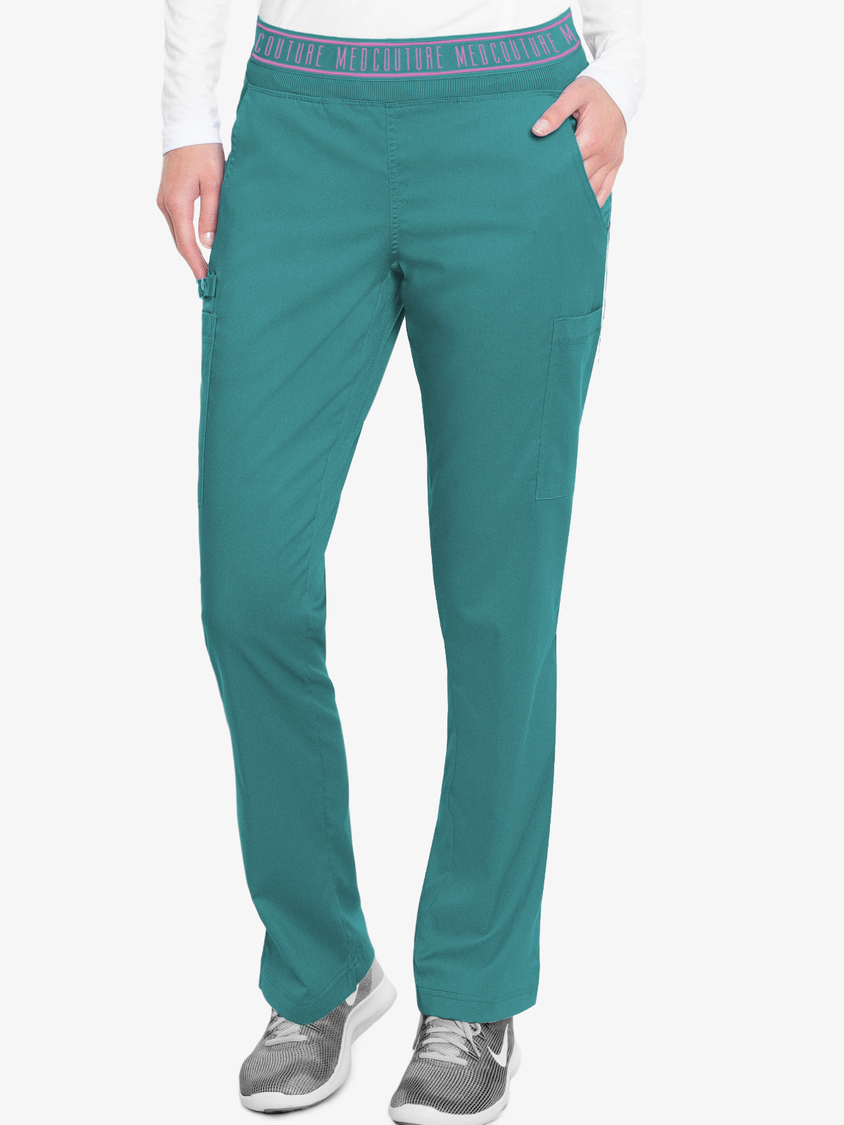 Med Couture 7739 YOGA 2 CARGO POCKET PANT (Size:XS-5X)