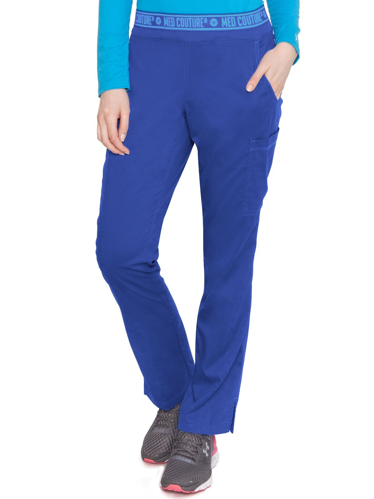 Med Couture 7739 YOGA 2 CARGO POCKET PANT (Size: XS/T-XL/T)