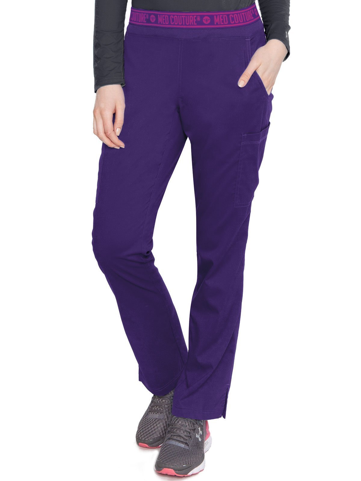 Med Couture 7739 YOGA 2 CARGO POCKET PANT (Size: XS/P-2X/P)