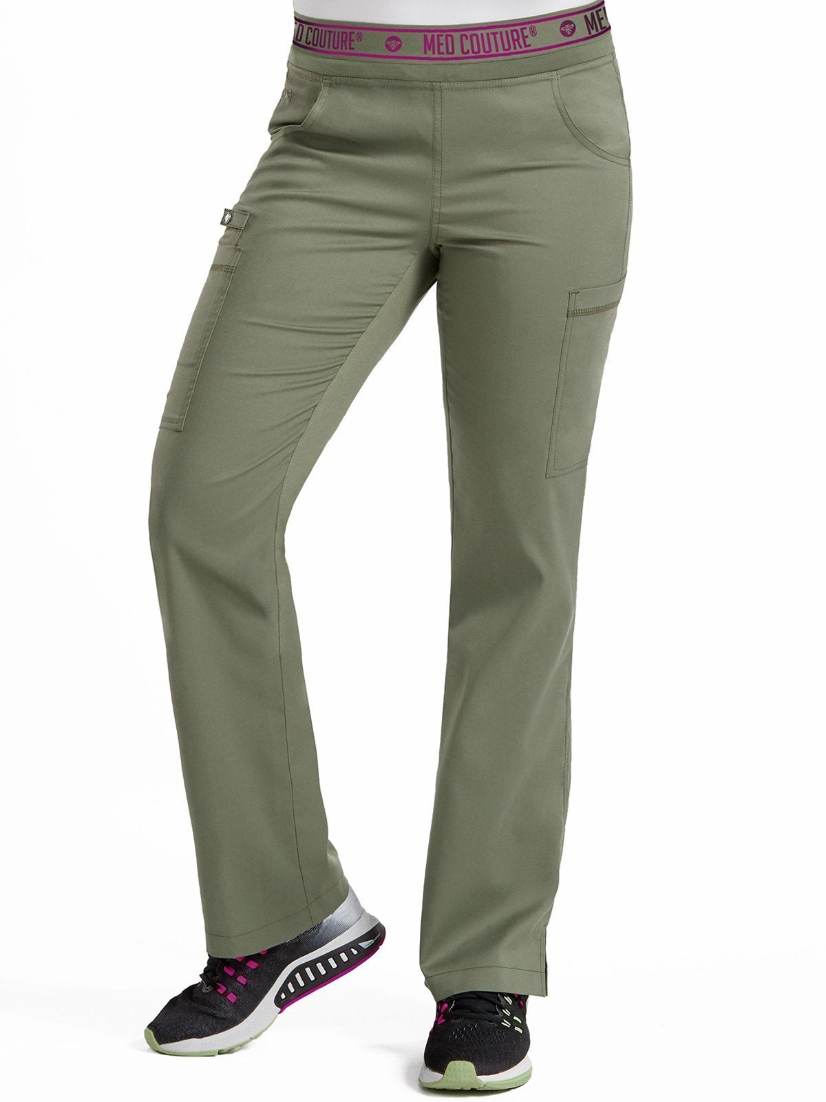 Med Couture 7739 YOGA 2 CARGO POCKET PANT (Size: XS/P-2X/P)