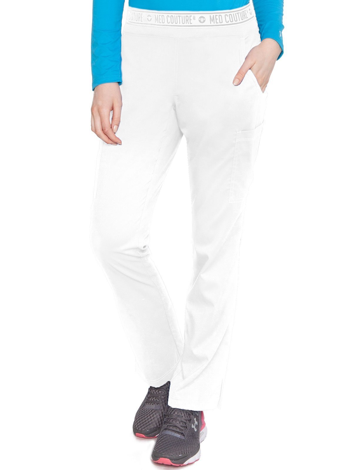 Med Couture 7739 YOGA 2 CARGO POCKET PANT (Size: XS/P-2X/P)