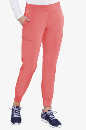 Med Couture 8739 SMOCKED WAIST JOGGER (Size: XS-3X)